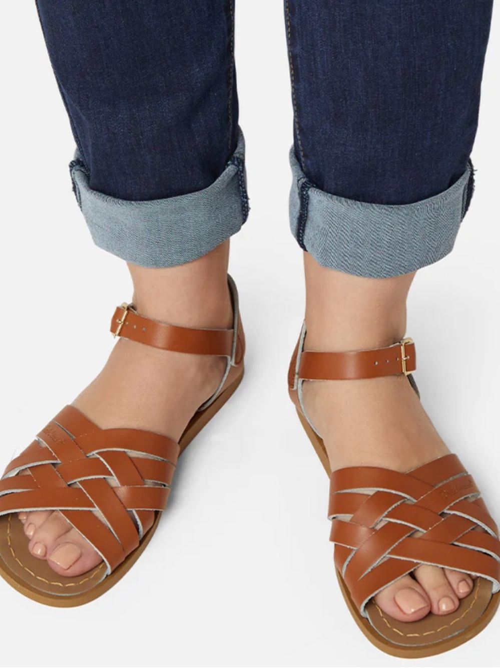 Salt Water Sandal retro brown kids 4 - Picture 3 of 4